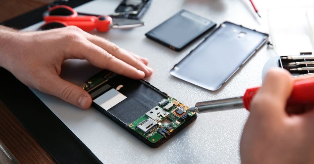 troca de peças e correções de celulares em Fortaleza